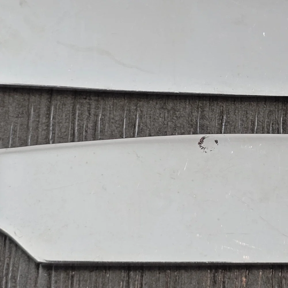 Towle Stainless Steel Butter Dinner Knife Set 3 Silver Outlined Edge‎